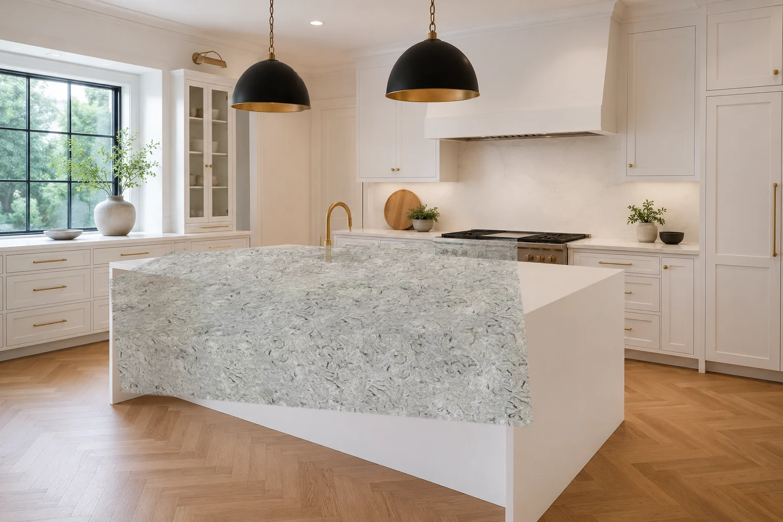 Photoreal kitchen with Ivory Fantasy