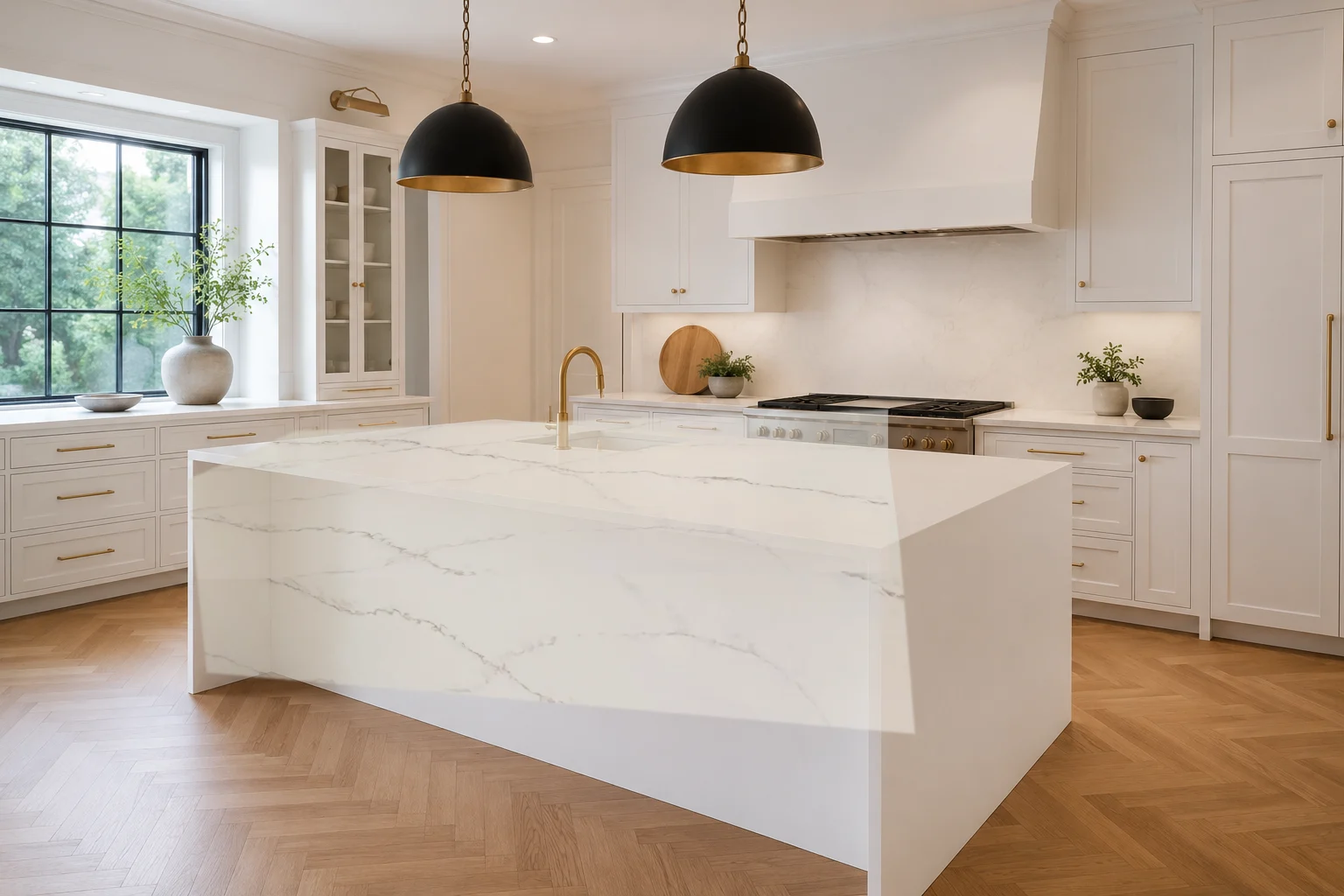 Photoreal kitchen with Verona Gold